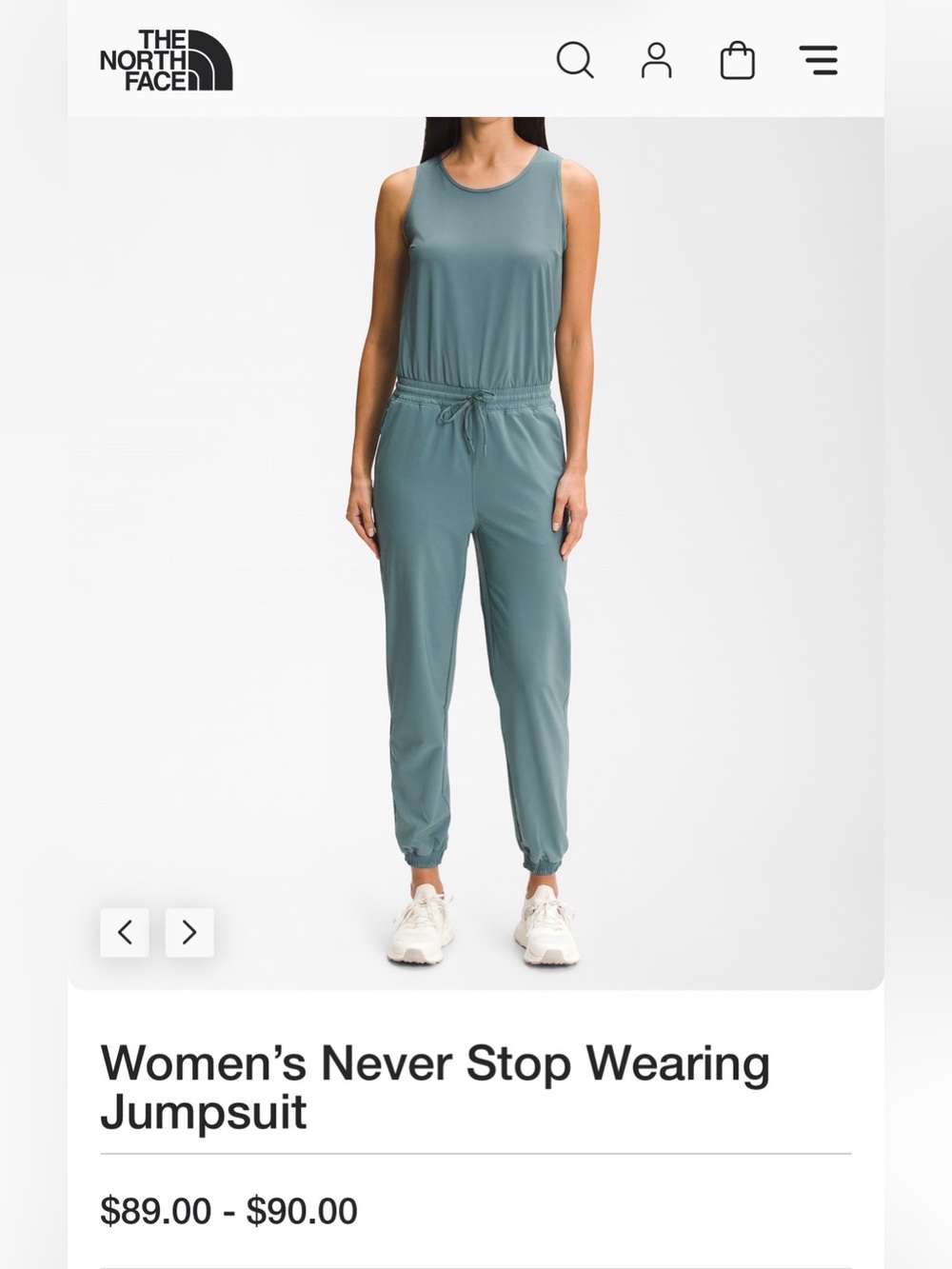 ☀️ The North Face Women’s Never Stop Wearing Jumpsuit sz XS